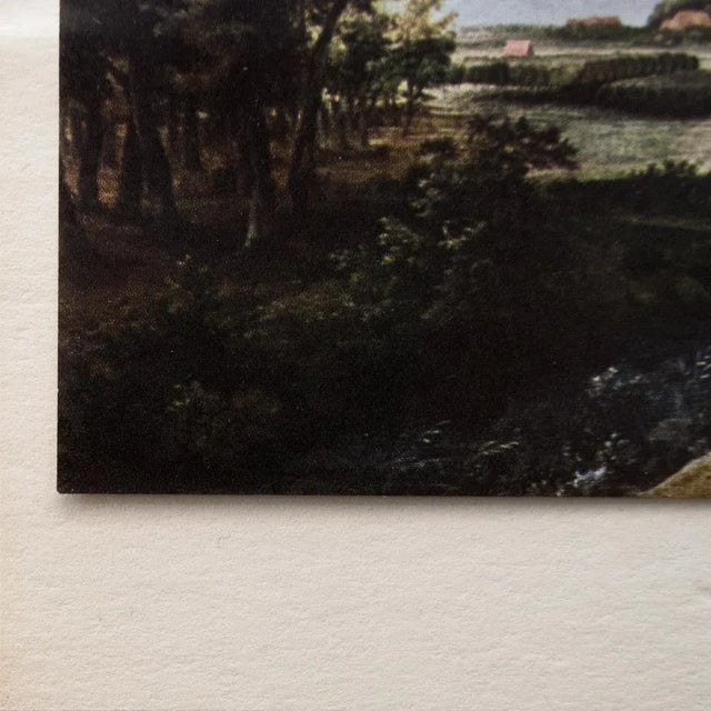 1950s 1950s After M.Hobbema, "The Avenue of Middelharnis" First Edition Full-Color Print For Sale - Image 5 of 9