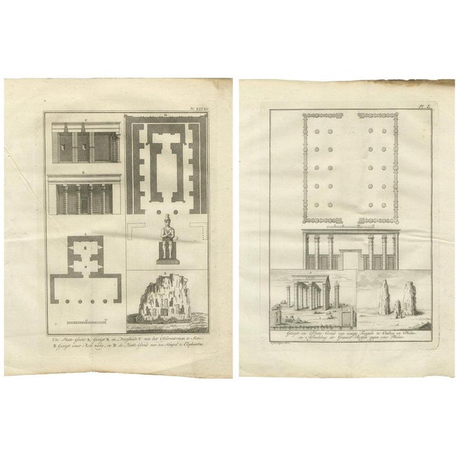 Elephantine and Philae Temples, 1776, Paper, Set of 2 For Sale - Image 13 of 13