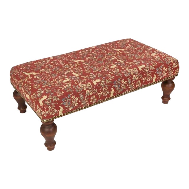 00 Cluny Mille-Fleurs Large Stool For Sale