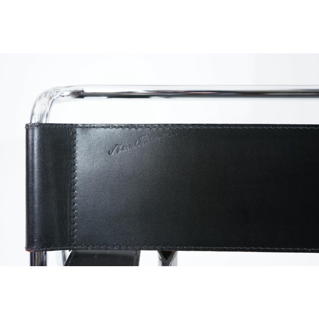 Vintage Wassily B3 Chairs by Marcel Breuer for Gavina, 1960s, Set of 2 For Sale - Image 11 of 18