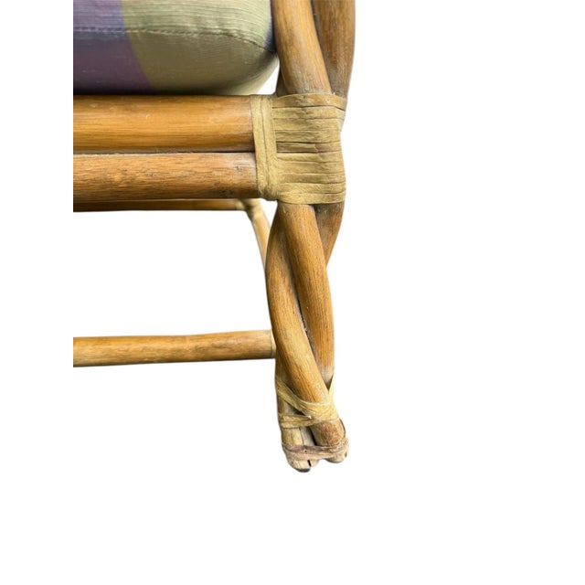 Tan McGuire Organic Modern Twisted Rattan Lounge Chairs- A Pair For Sale - Image 8 of 12