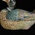 Ceramic Vintage Famille Rose Porcelain Duck Tureen – 7.5" Lidded Box With Gilt Calligraphy For Sale - Image 7 of 9