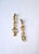 Early 21st Century Gold-Tone Abstract Long Drop Earrings, Pair For Sale - Image 5 of 8