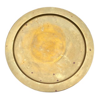 Valenti Spain Round Brass Tray For Sale