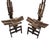 Set of Italian Sculptural Wooden Chairs by Anacleto Spazzapan, 1980s For Sale - Image 10 of 18