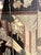 Wood Vintage Chinoiserie Four Panel Folding Screen For Sale - Image 7 of 12
