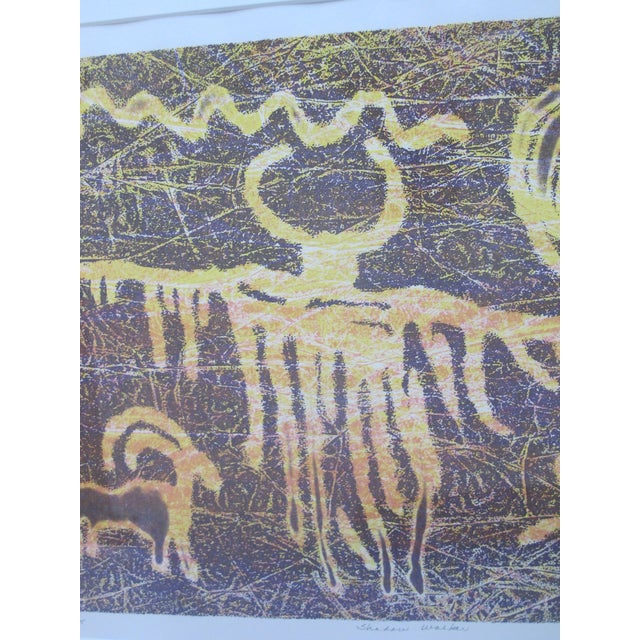 Barbara Mason Signed Limited Edition Framed Color Lithograph Print Shadow Walker For Sale - Image 4 of 10