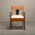 Art Deco Amsterdam School Armchair, Netherlands, 1930s. Solid oak frame with coromandel wood details. The chair has been...