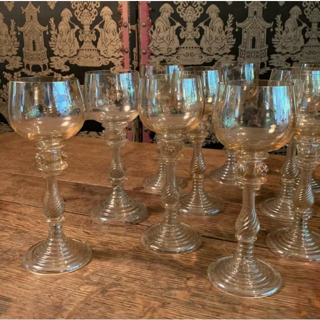 Moselle Wine Glasses, Set of 12 For Sale - Image 5 of 15