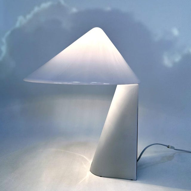 Sculptural Glass Table Lamp from Peill & Putzler, Germany, 1980s For Sale - Image 4 of 18