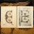 1949 Letter E From "The Sacramentary of Gellone", First Edition Vintage Gold Ink Lithograph For Sale In Dallas - Image 6 of 9