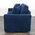 Modern Room and Board York Navy Blue Loveseat - Modern and Comfortable For Sale - Image 3 of 9
