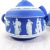 Mid-Century Modern 1960s Portland Blue Wedgwood Jasperware Teapot Sugar Bowl and Creamer For Sale - Image 3 of 13