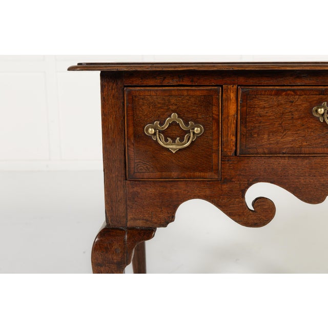 18th Century English Oak Lowboy For Sale - Image 6 of 10