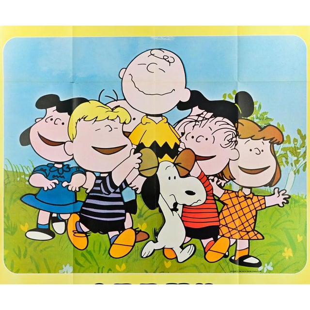 Vintage Italian Arriva Charlie Brown Poster, 1960s, Paper, Folded For Sale - Image 4 of 6