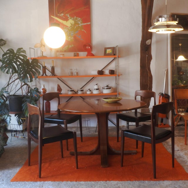 Scandinavian Style Dining Chairs, France, 1960s, Set of 4 For Sale - Image 15 of 17