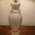 Transitional Transitional Seeded Glass Lamp For Sale - Image 3 of 8