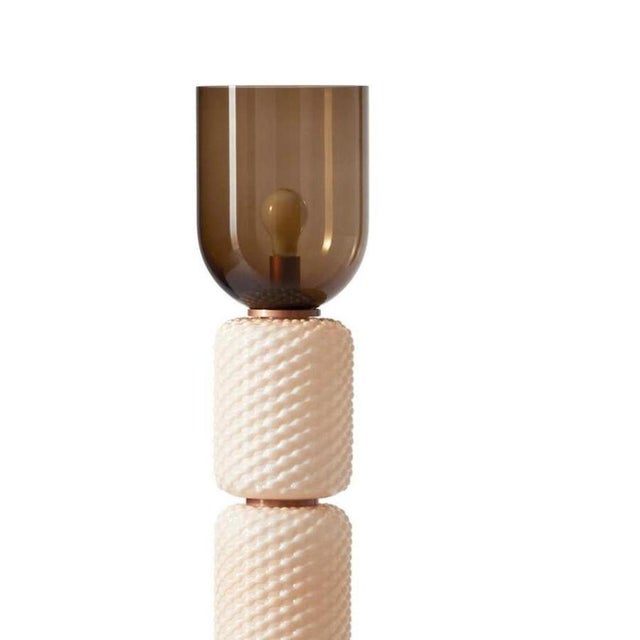 Ficupala Floor Lamp in Blown Glass and Marble from Cassina For Sale - Image 3 of 17