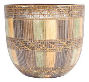 Bitossi Seta Italian Ceramic Planter Pot