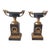 1950s Bronze Centerpiece Urns - a Pair For Sale