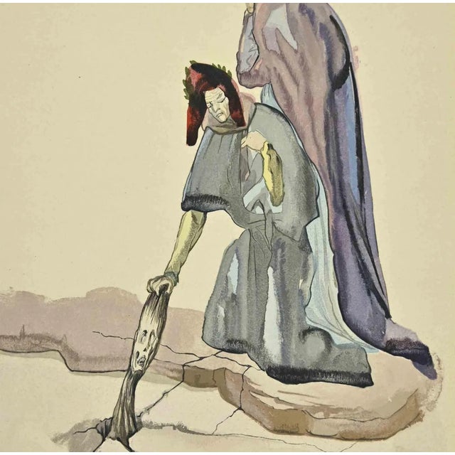 The Traitors is a woodcut print realized in 1963 for a series illustrating the Medieval poem of the "Divine Comedy" by...