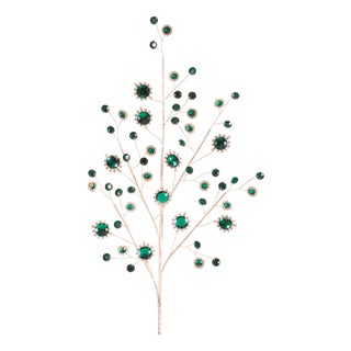Emerald Jewel Spray (Set of 2) For Sale