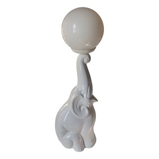 Elephant Table Lamp from Massive, 1980s For Sale