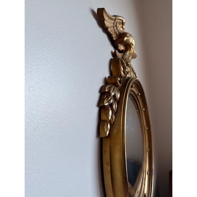 1990s Eagle Gold Mirror For Sale - Image 4 of 8