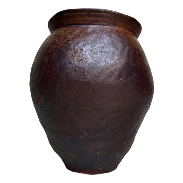 Japanese Antique Ceramic Jar, 1890s For Sale