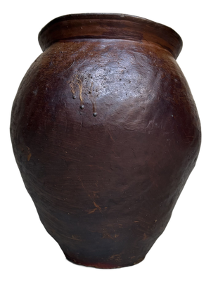 Japanese Antique Ceramic Jar, 1890s