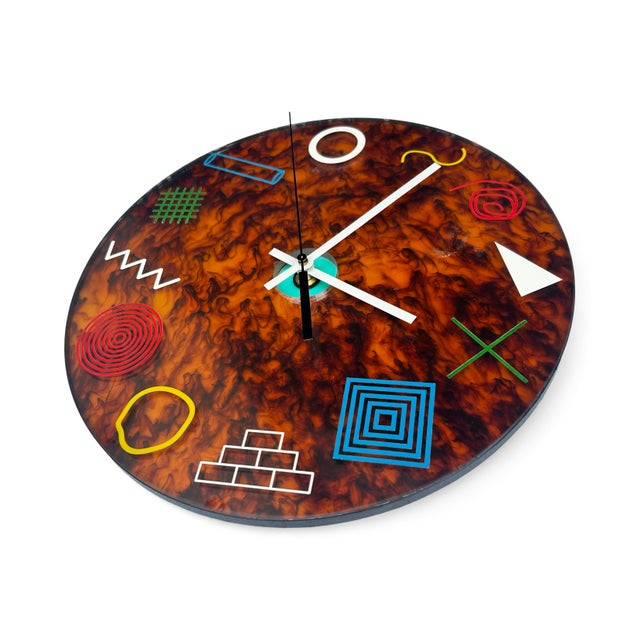 Contemporary "Primary Smoke" Wall Clock by Kim Mullis as Wilderness Bodies For Sale - Image 3 of 7
