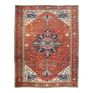 Antique Persian Serapi Rug 9'9'' x 12'8''