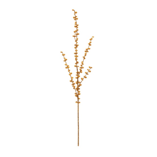 Elevate your holiday decor with the elegant Ilex Berry Spray. Featuring festive gold tones and a realistic berry design,...