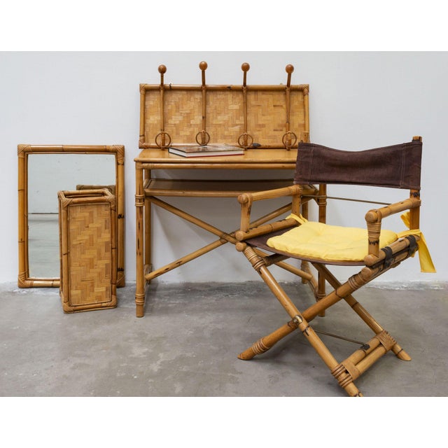 Bamboo Furniture Set, Set of 5 For Sale - Image 16 of 16