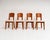 Mid-Century Modern Danish Chairs from Gramrode, 1970s, Set of 4 For Sale - Image 3 of 18