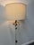 Metal Italian Floor Lamp in Acrylic Glass and Brass with Palm Leaves Motifs, 1970 For Sale - Image 7 of 8