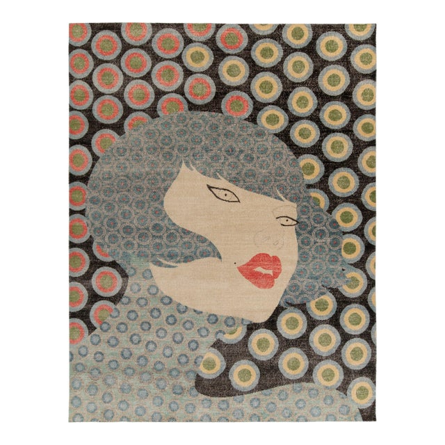 Rug & Kilim’s Homage Page Girl Rug, 6x9 For Sale