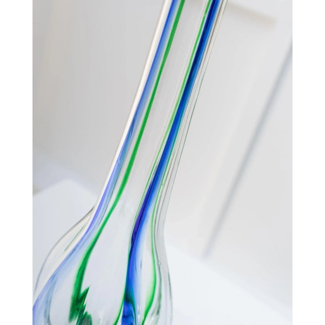 White Italian Vase by Archimede Seguso for MCM, 1970s For Sale - Image 8 of 11