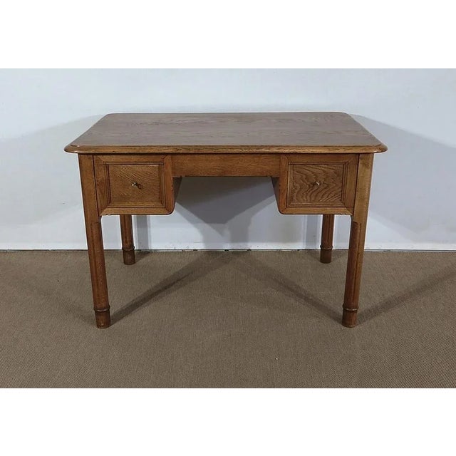 Oak Community Desk, Late 19th Century For Sale - Image 6 of 18