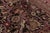 Black Vintage Indian Agra Floral Wool Rug in Brown & Black , by Rug & Kilim, 1980-1989 For Sale - Image 8 of 9