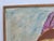 Mid Century Modernist Oil Portrait Painting by Woodstock Art Colony Artist Carolyn Haeberlin 1956 "Indian" For Sale - Image 9 of 18