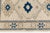 Mid 20th Century Beige and Blue Small Turkish Rug For Sale - Image 9 of 10