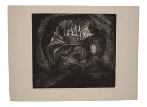 Terry Haas (Czechoslovakia, B.1923) "Of the Earth" Etching W/ Aquatint C.1960