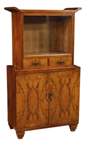 20th Century Italian Art Deco Style Display Cabinet, 1950s