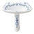 Porcelaine De Paris France Hand-Painted Pedestal Sherle Wagner Sink For Sale