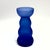 High '80s Frosted Blue & Green Ripply Glass Vase Curation - Group of 5 For Sale - Image 12 of 13
