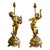 French Gilt Bronze Putti Lamps by Aug. Moreau, 1890s, Set of 2 For Sale - Image 3 of 8