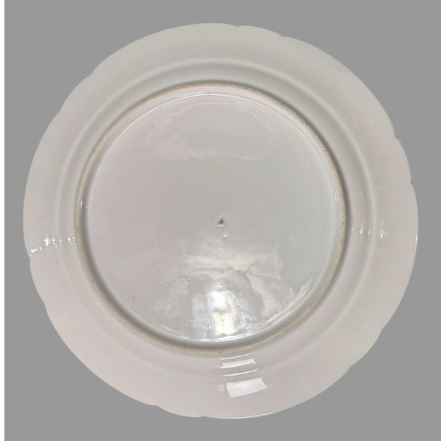 Antique Victorian Old Paris Porcelain Floral & Gilt Decorated Plates- Set of 8 For Sale - Image 10 of 12