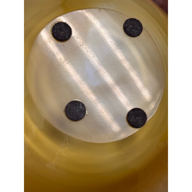 Waterford Evolution Collection Striped Art Glass Bowl For Sale In San Francisco - Image 6 of 12