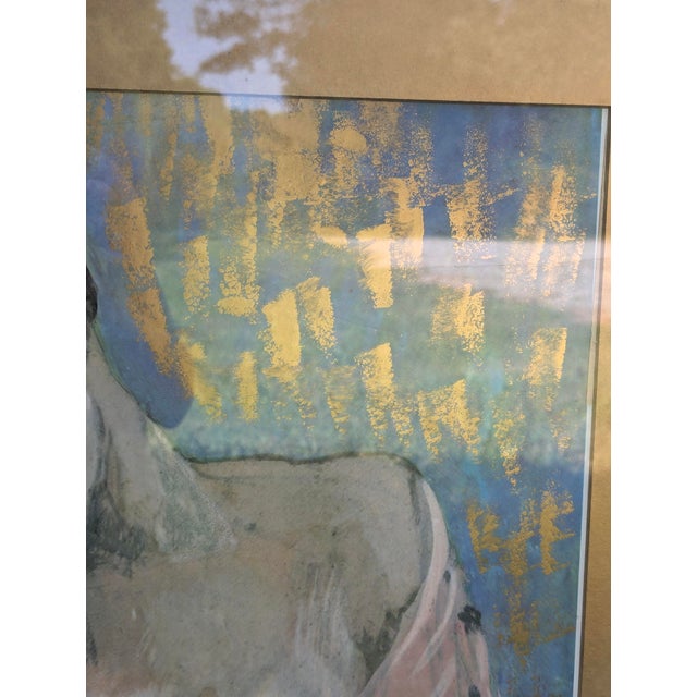 Light Gray Vintage Pablo Picasso "Maternidad" Mother and Child Framed Art For Sale - Image 8 of 10